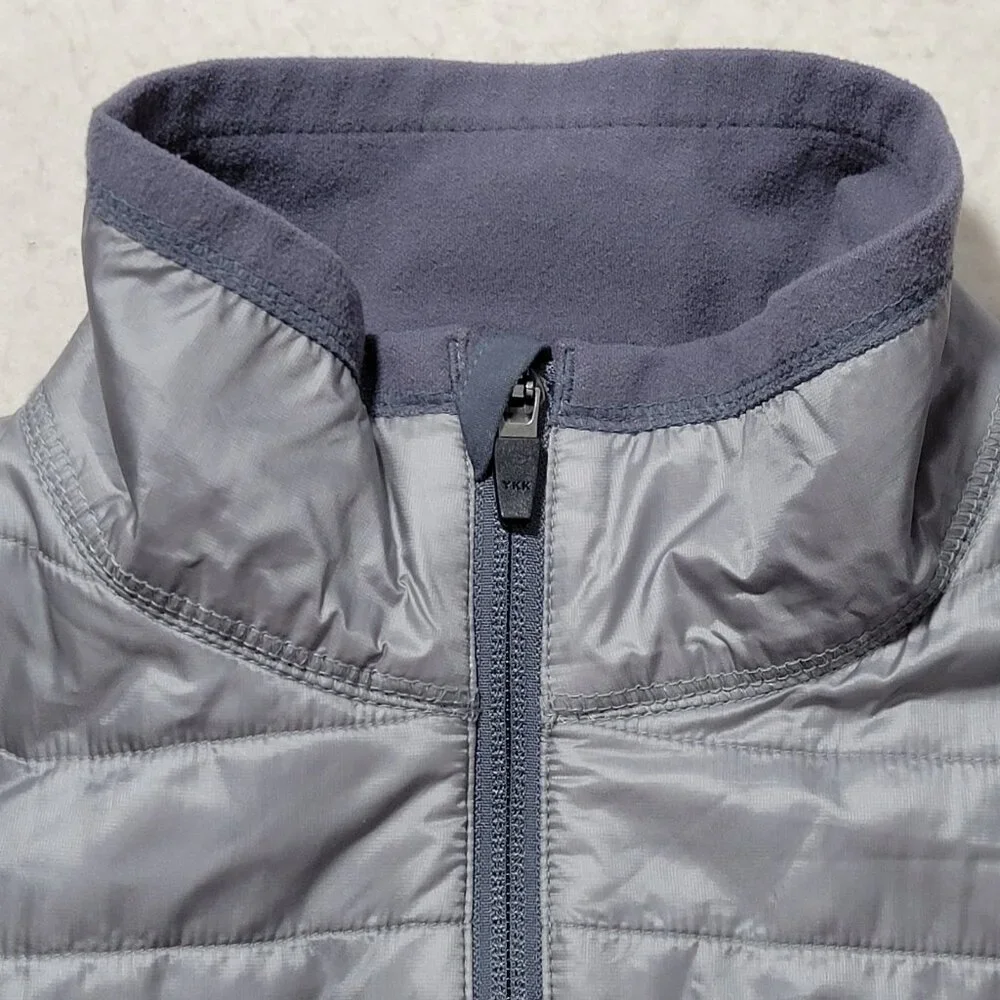 Marmot Vest Men Small Gray Insulated Hybrid Softshell Zip Pockets Outdoor Hiking